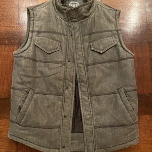 Men's Grey Sleeveless Jacket